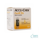 Lancetas Accu-chek Fastclix com 102 unidades